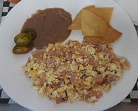 Huevos c/jamón
