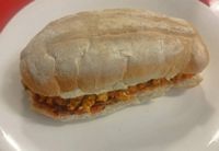 Torta de huevo con chorizo